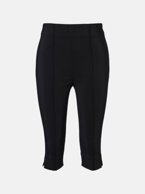 High-rise capri pants