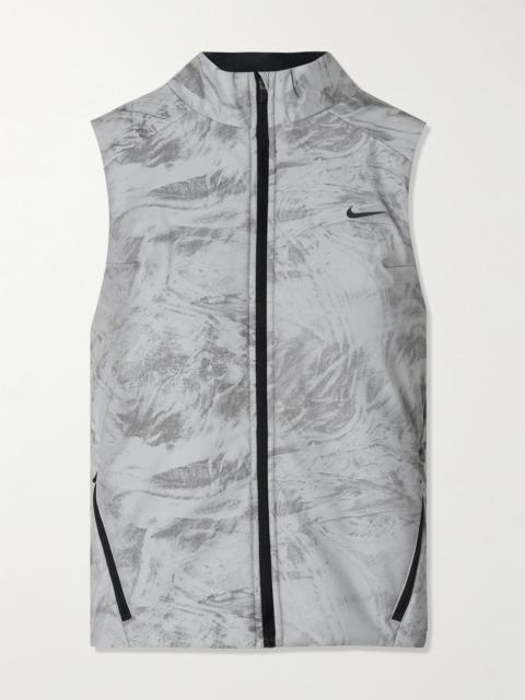 Swift Rubber-trimmed Padded Shell Vest