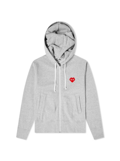 Comme des Garçons Play Invader Heart Hooded Sweat