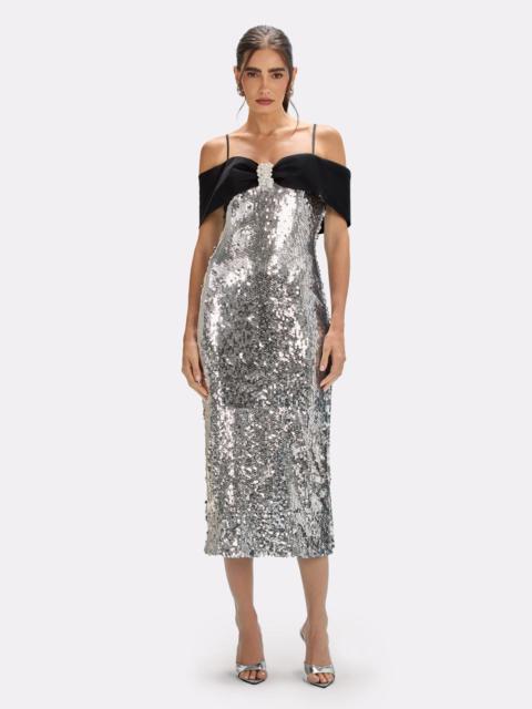 MOONLIGHT SEQUIN MIDI DRESS