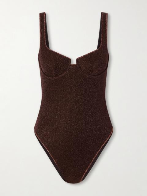 Lumière Stretch-lurex Swimsuit