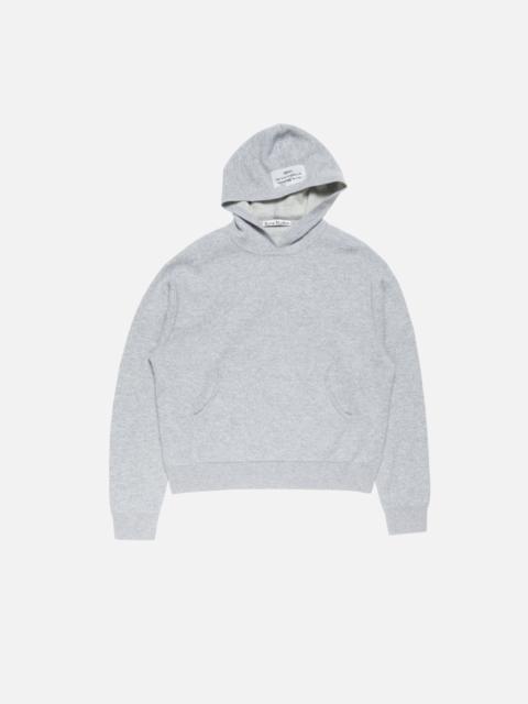 Cashmere Hoodie - Cold grey melange