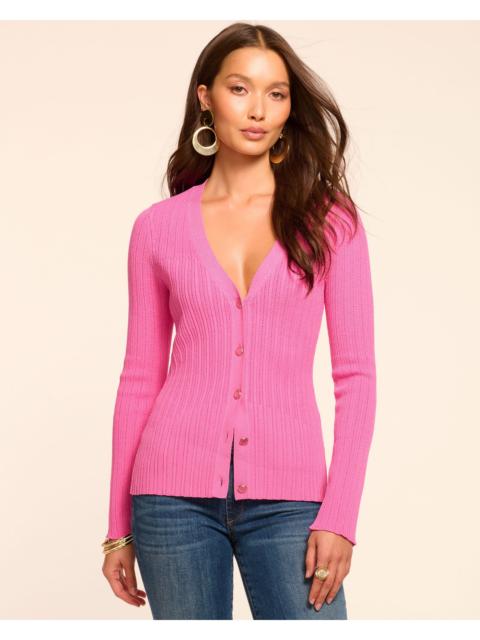 Lorenza Ribbed Knit Cardigan