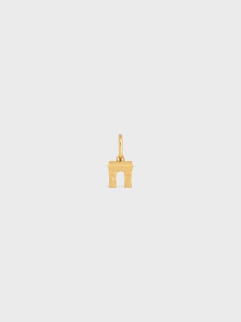 Celine Charms Arc de Triomphe in Brass with Gold Finish