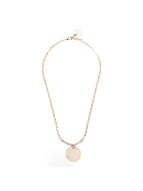 medal logo-detail necklace