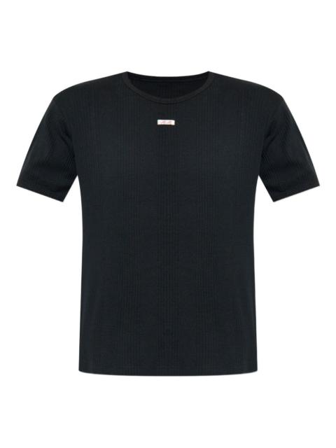 ribbed crew-neck T-shirt