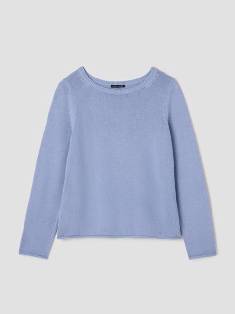 Peruvian Cotton Blend Bateau Neck Top