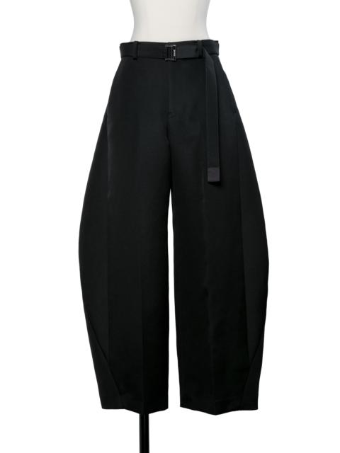 Double-Faced Silk Cotton Pants