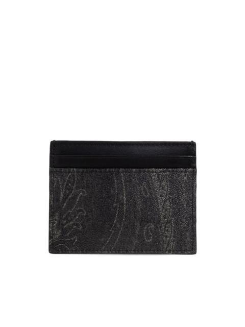 paisley-patterned card holder