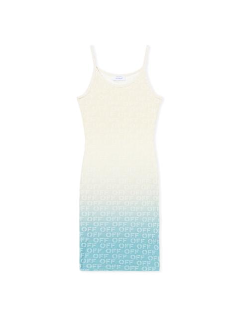 Gradient Logo Terry Dress