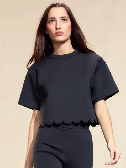 Ella Bonded Scallop Top