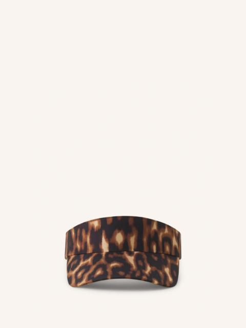 LANVIN LEOPARD PRINT VISOR