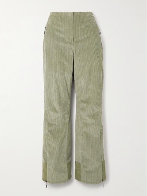 Akuna Padded Corduroy Straight-leg Ski Pants
