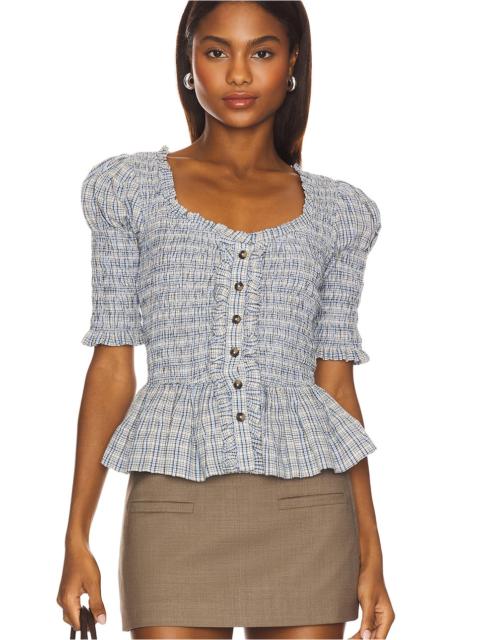 Mansi Shirred Blouse