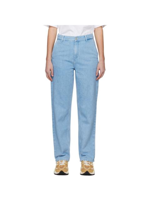 Blue Pierce Straight Jeans