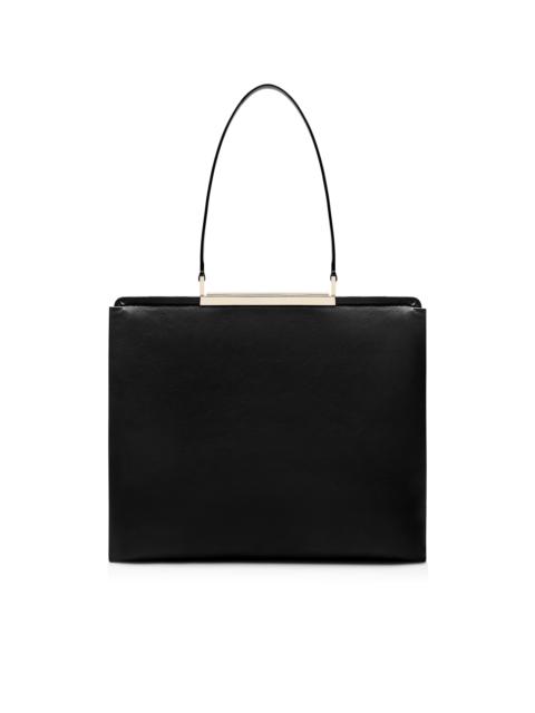 SUPPLE GRAIN LEATHER PATRICK SHOULDER BAG
