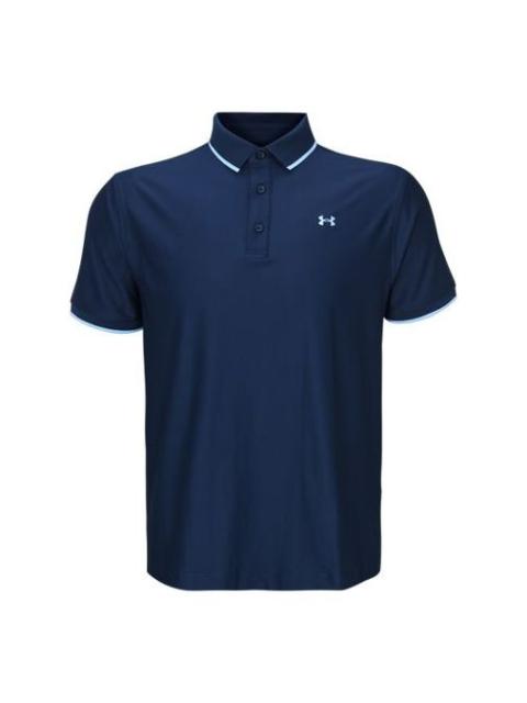 Under Armour Playoff Pique Polo Shirt 'College Navy' 1345459-409