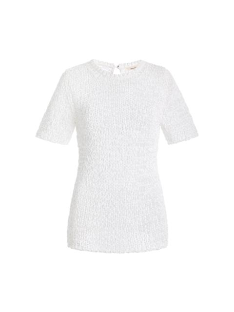 Abby Knit Top white