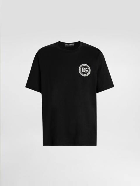 Jersey t-shirt with patch