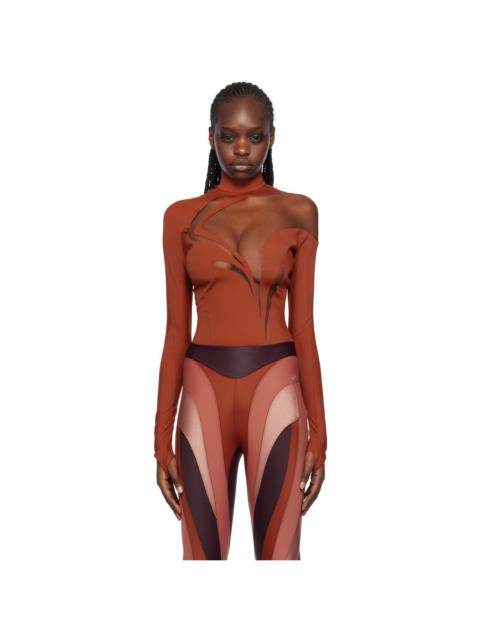 Tan Swirly Bodysuit