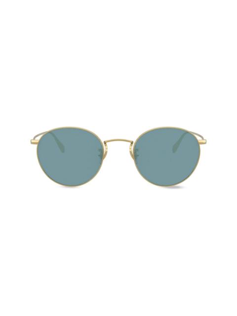 tinted round-frame sunglasses