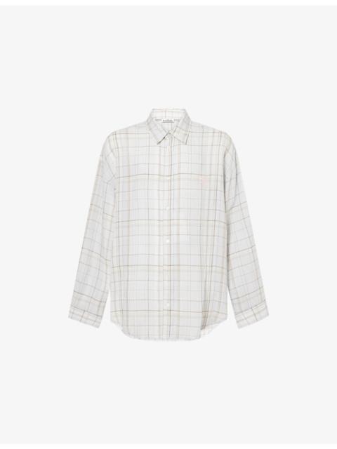 Setar Check-Print Woven Shirt
