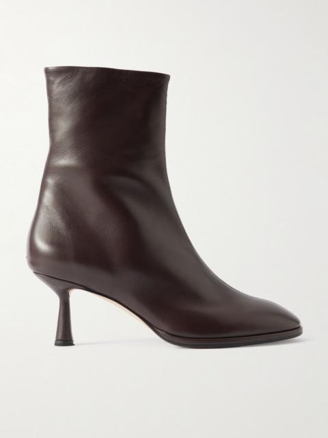 Dorothy leather ankle boots Dark brown