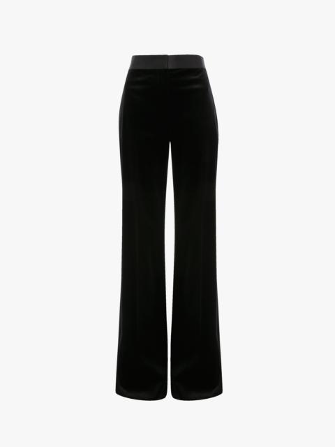 Alina Trouser In Midnight Velvet