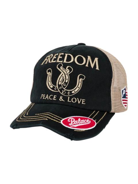 Palace Freedom Distressed Trucker Black