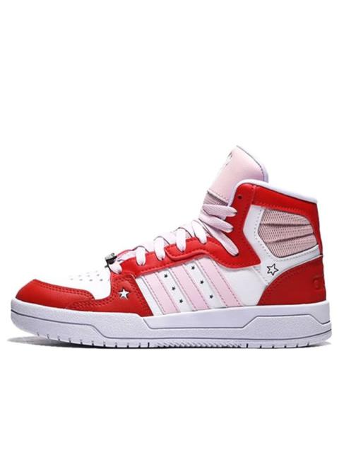 (WMNS) adidas neo Entrap Mid Shoes White/Red/Pink H01544