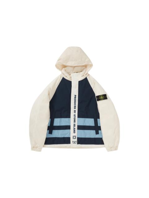 Supreme Stone Island Reversible Down Puffer Jacket White