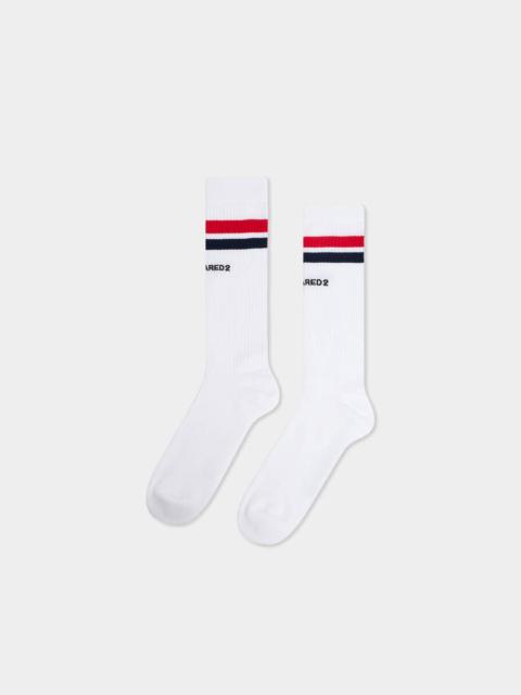 D2 COLLEGE MID-CREW SOCKS