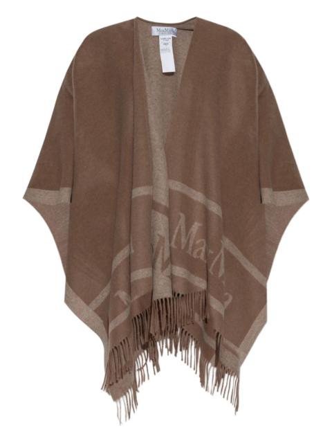 fringed shawl poncho