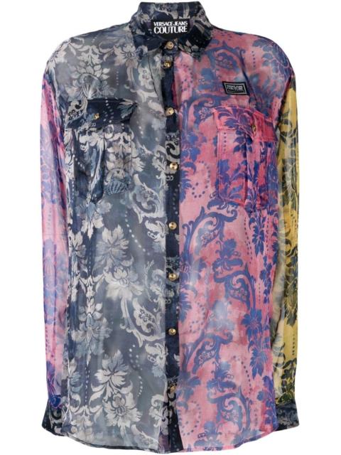 Tapestry Couture panelled shirt