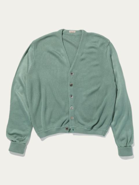 10G ECO KNIT ELBOW CONEYBOWY SHORT CARDIGAN