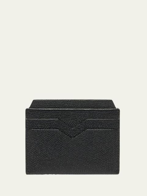 Men's V-Slot Leather Card Case