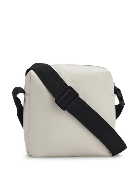 REFLECTIVE-DETAIL REPORTER BAG IN FAUX LEATHER