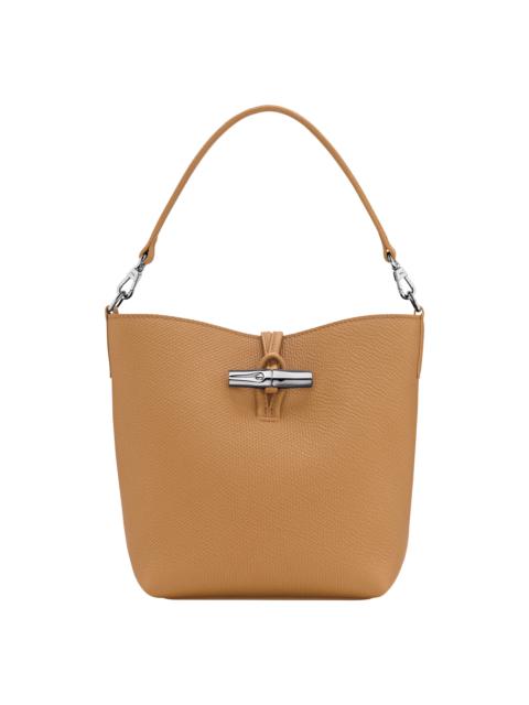 Le Roseau Bucket bag Walnut - Leather