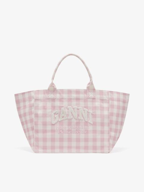 XXL VICHY CHECK TOTE