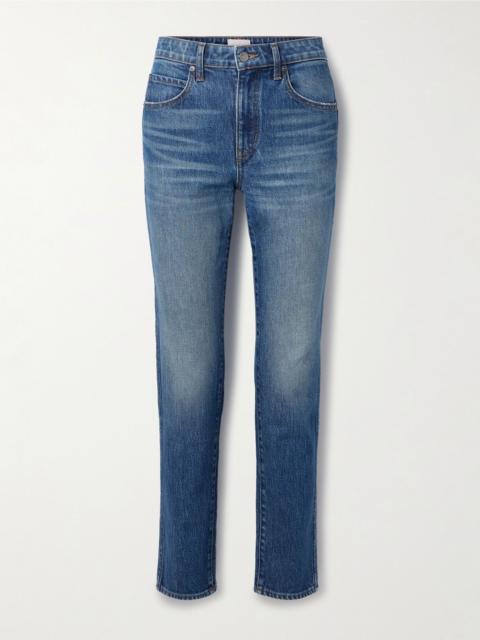 Viv high-rise slim-leg jeans Mid denim