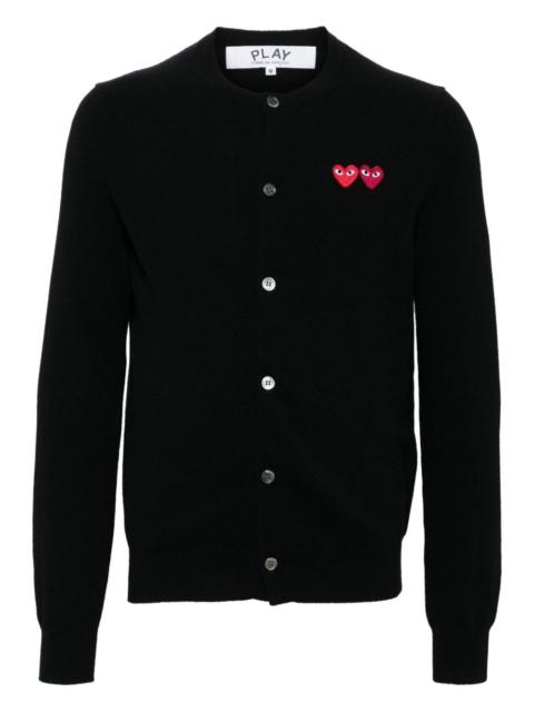 heart-logo cardigan