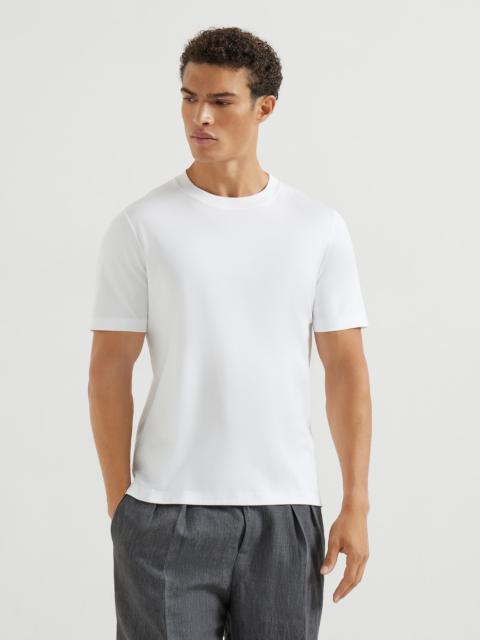 Cotton jersey crew neck T-shirt