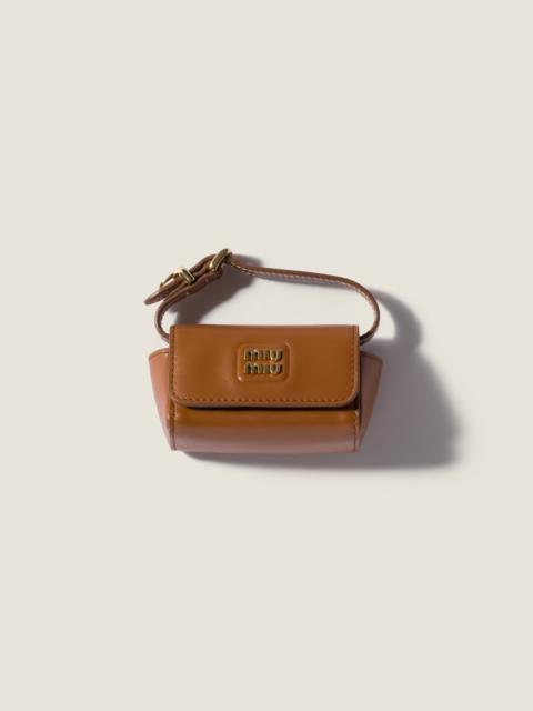 Leather lipstick case