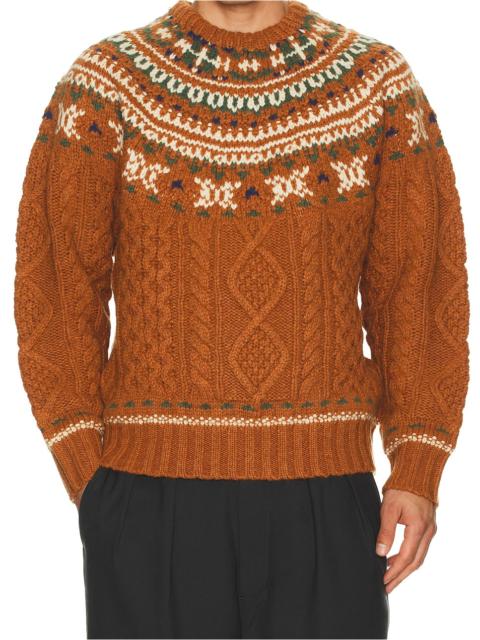 Crew Nordic Cable Sweater
