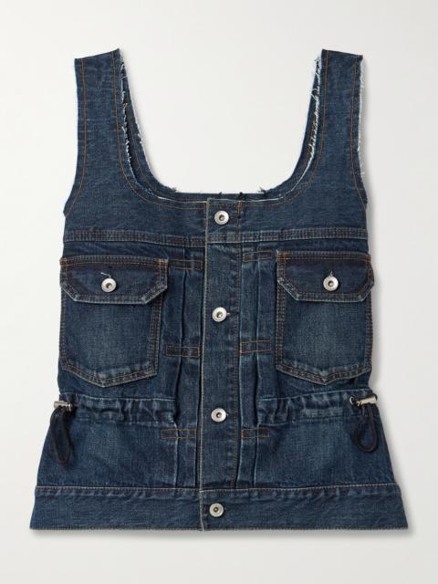 Frayed Denim Tank