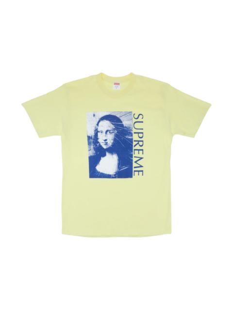 Supreme Mona Lisa Tee Pale Yellow