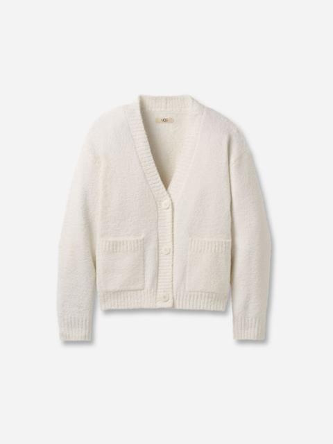 ® Women's Adalynne Cardigan Polyester Tops in Cream