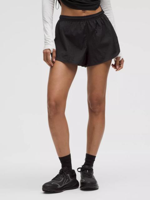 Dolphin-Hem Mid-Rise Running Short 3"