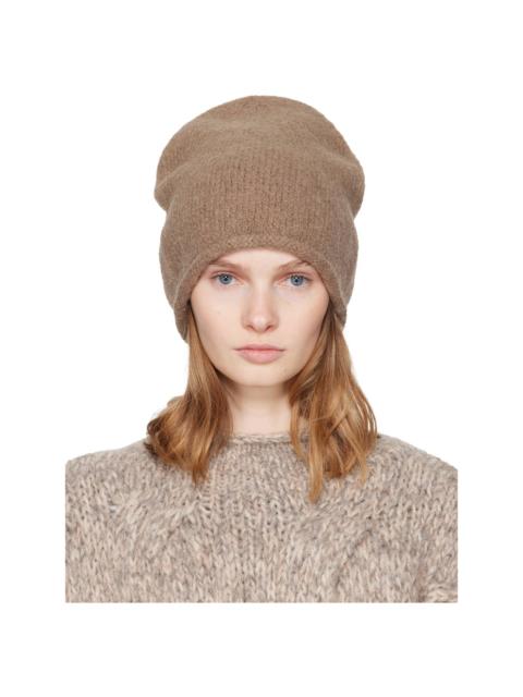 Taupe Crown Beanie