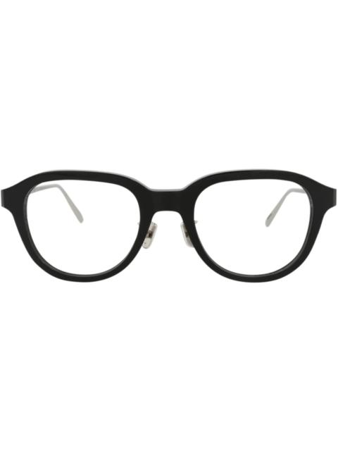 Berluti Round-Frame Titanium Optical Frames Black Silver Transparent (BL50014U-51-001)